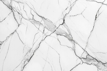 Fototapeta premium Elegant White Marble Texture, High-Resolution Background