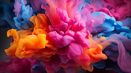 Fototapeta premium Color therapy inspired abstract background with vibrant and creative design for artistic expression