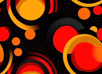 Graphic pattern of geometric shapes - seamless pattern. Abstract background for presentations.