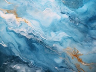 Fototapeta na wymiar abstract blue white marble texture background