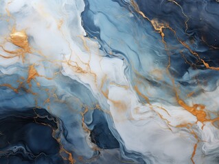Naklejka premium abstract blue white marble texture background