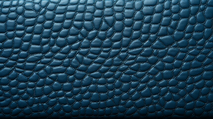 
Closeup of seamless blue leather texture background, surface material for fashion pattern luxury wallet components with fabric exclusive, generative AI