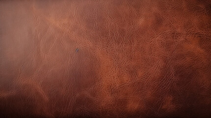 Old brown genuine leather texture background. Empty luxury classic textures for decoration, generative AI