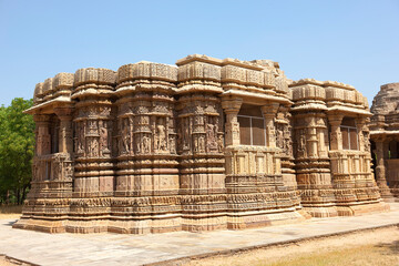 India Patan Temple on a sunny autumn day.