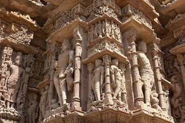 Obraz premium India Patan Temple on a sunny autumn day.