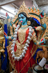 India Kolkata preparation for Kali Puja holiday