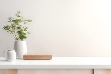 plant and table mockup