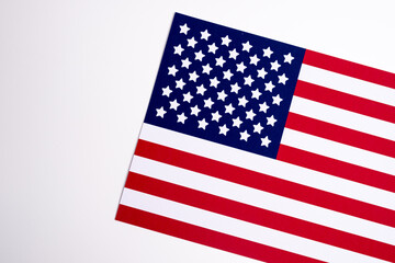 Obraz premium American flag. Independence Day in United States of America. Fourth of July. USA flag. Happy national americans annual holiday. Country freedom day. Patriotic event poster 