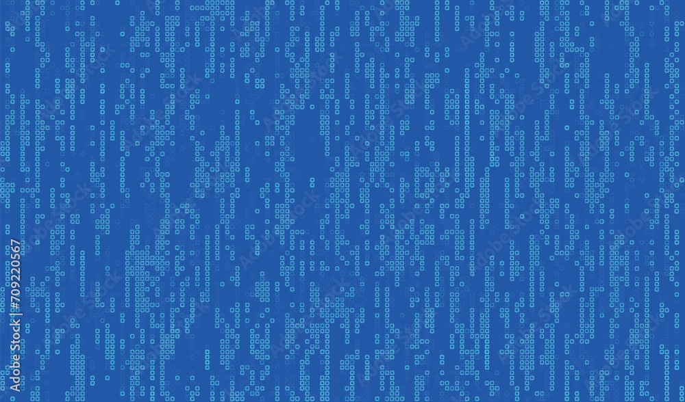 Poster a background of rows of small multi-colored squares. pixel graphics, colored squares. vector backgro