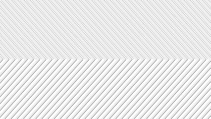  Abstract white right arrow line. White background 4k 
illustration.