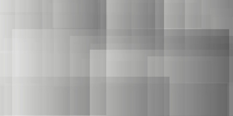 Abstract minimal geometric white and gray light background design. white transparent material in triangle diamond and squares shapes in random geometric pattern.