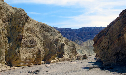 Golden Canyon, Death Valley Nat. Park, California, United States