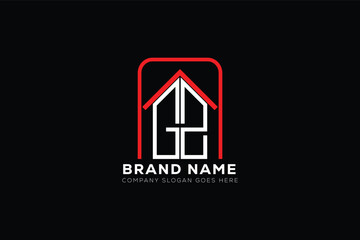 GS letter creative real estate vector logo design . GS creative initials letter logo concept. GS house sheap logo