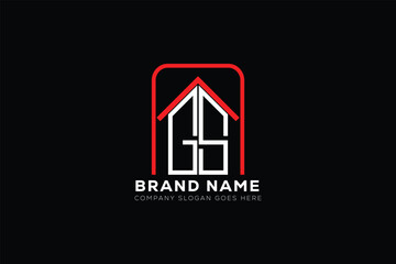 GZ letter creative real estate vector logo design . GZ creative initials letter logo concept. GZ house sheap logo
