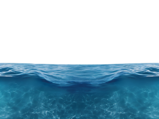 Underwater on transparent background