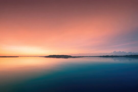 sunrise over the sea © StockSymphonyStudio