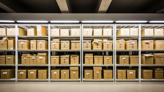 The organized chaos of this archival warehouse is a testament to the dedication of preserving our past