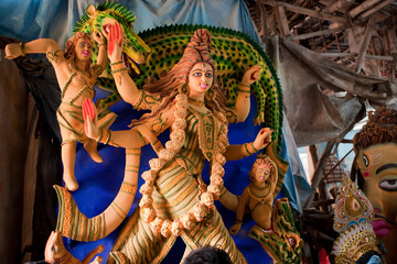 India Kolkata preparation for Kali Puja
