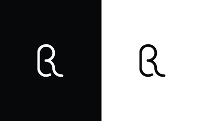 Alphabet letters Initials Monogram logo BR ,RB initial.
