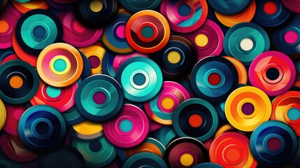 Rhythmic Retro: A Symphony of Vintage Vinyl