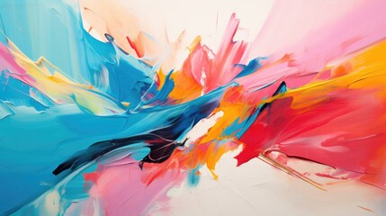 Artistic Impulse: A Canvas of Expressive Colors
