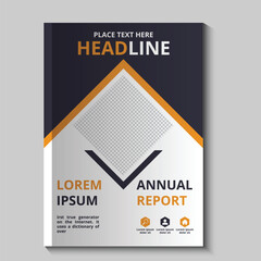 Modern book cover design template