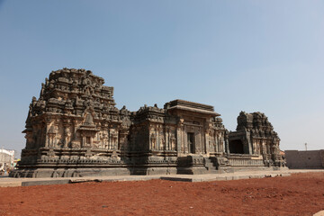 India temples of Lakkundi on a sunny winter day