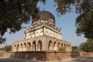 Obraz premium India Hyderabad city view on a sunny winter day