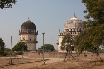 Fototapeta na wymiar India Hyderabad city view on a sunny winter day