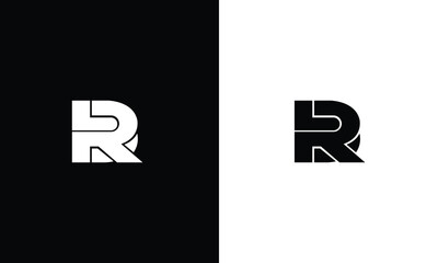 BR or RB letter logo. Unique attractive creative modern initial BR RB B R initial based letter icon logo - obrazy, fototapety, plakaty