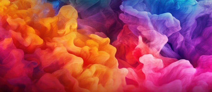 horizontal color abstract background