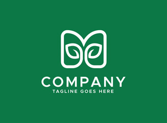 Introducing our exclusive M Letter Leaf Plant Logo Design Template. This logo used for plant, nature, eco, m letters mark, green, bio, ecology, leaves, text, font, logotype etc