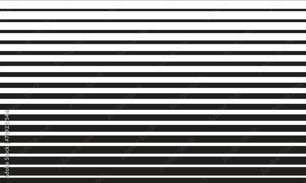 Aufkleber abstract geometric black horizontal thin to thick line pattern.