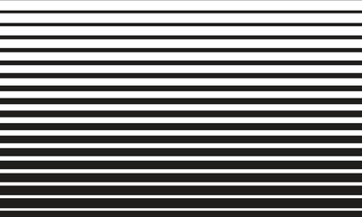 abstract geometric black horizontal thin to thick line pattern. - obrazy, fototapety, plakaty