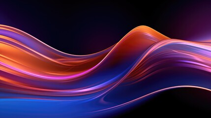 Abstract color gradient. Abstract background with smooth shapes