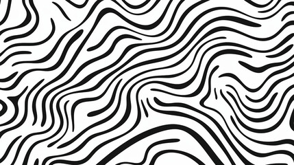 Abstract line art background vector. Minimalist pencil hand drawn contour doodle scribble curve lines style background