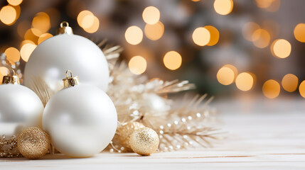 Christmas ornaments background, Template