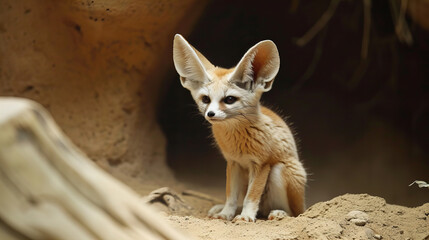 fennec the desert fox from Sahara