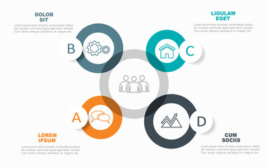 Infographic design template with place for your data. Vector illustration.
