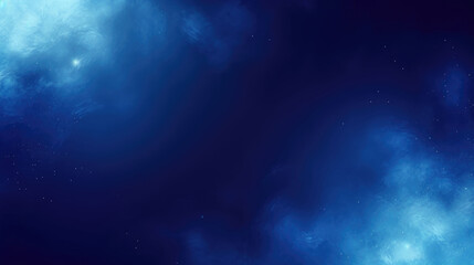 Fototapeta na wymiar Ethereal cosmic nebula with stars in shades of blue background