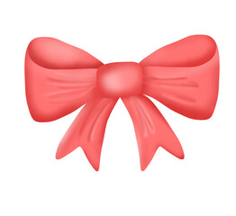 Red bow clipart