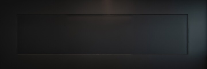 background with a small niche rectangular recess in a black wall