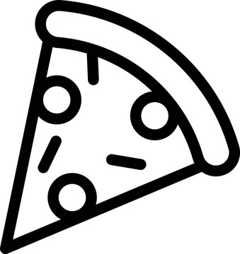 Kawałek pizzy ikona.
