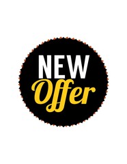 New Offer Banner Design with Bold Typography