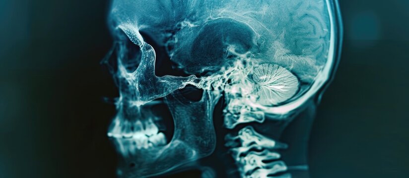 x-ray of the midbrain