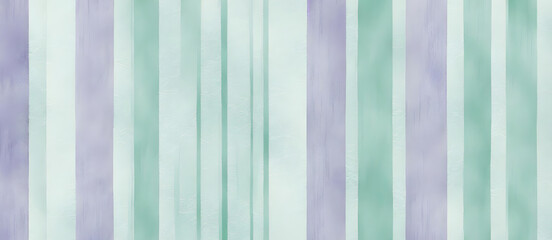 Fototapeta premium Soft Mint Lavender Painted Stripes Brush Painting Background Colorful Digital Artwork Minimalistic Modern Card Design Wall Art
