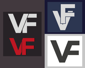 NEW BEST VF creative initial latter logo.VF abstract.VF latter vector Design.VF Monogram logo design .