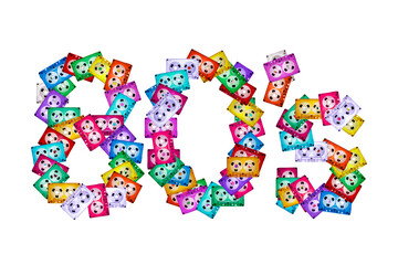 Top view of the text 