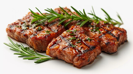 Grilled Steak Fillets with Rosemary and Spices