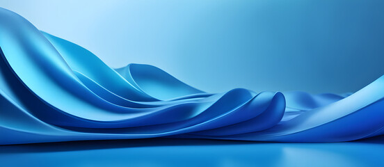 Abstract Blue Colors Waves Background Colorful Wave Modern Art Digital Card Website Design